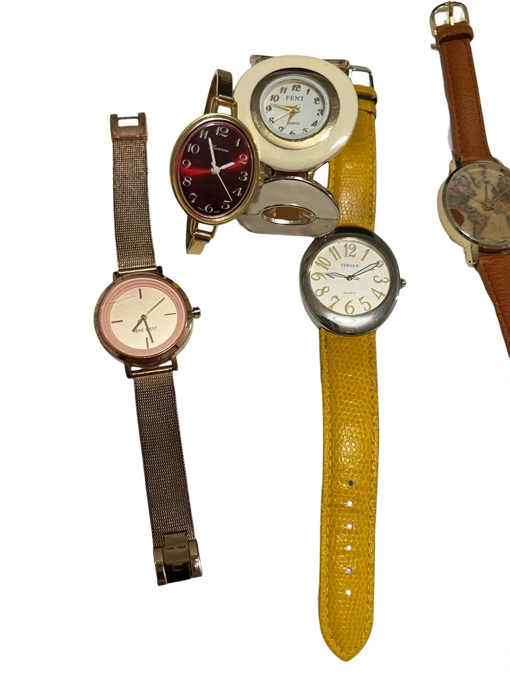 Vintage & Modern Watch Wholesale Lot (12 Pcs) – Nine West, Lucerne, Francesca's
